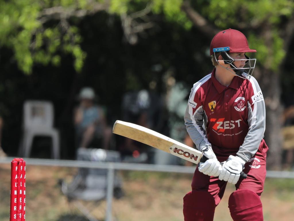 Ethan McKenzie made two half centuries and an unbeaten 49 last season. Picture: Palmerston CC.