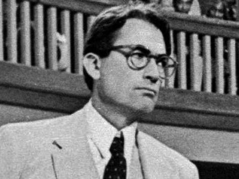 Actor Gregory Peck as Atticus Finch, in a scene from 1962 film "To Kill a Mockingbird." : AP - movies