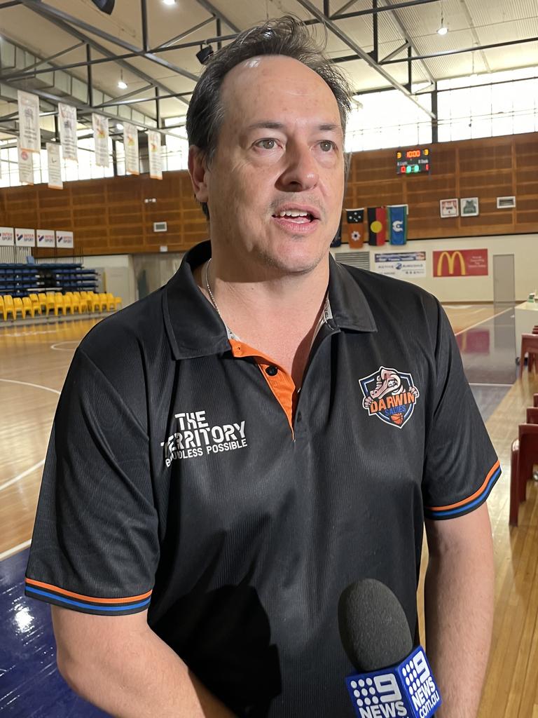 Darwin Salties women’s coach Rod Tremlett.