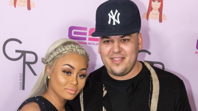 Blac Chyna has walked out on Rob Kardashian and took their baby with her. Picture: Greg Doherty/Getty Images/AFP