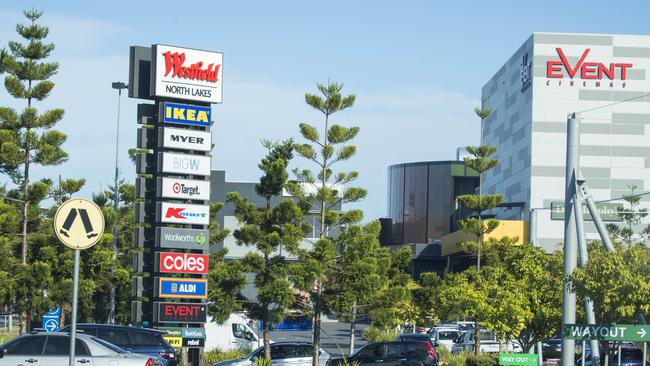 North Lakes shopping centre, where the teen orgy was reported on Sunday.