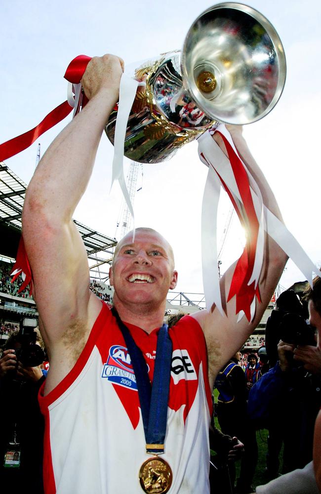 Hall says the 2005 premiership, which he captained the Swans to, was the highlight of his career.