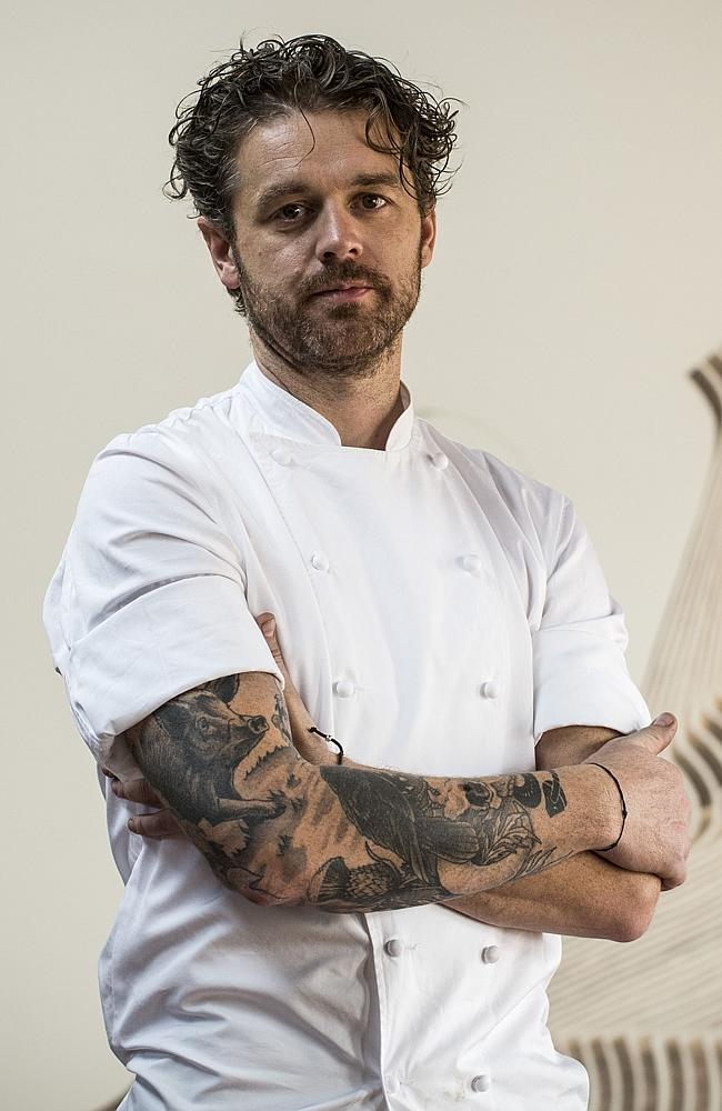 Chef Jock Zonfrillo at his restaurant Orana on Rundle Street, Adelaide. Picture: Matt Turner.