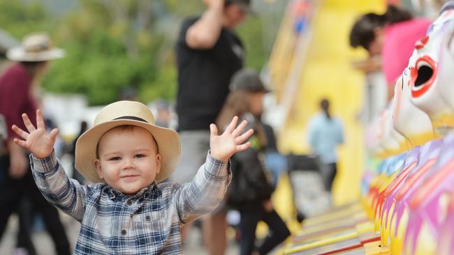 Two-year-old Bohdi Harmer at a previous Pioneer Valley Show. Picture: News Regional Media