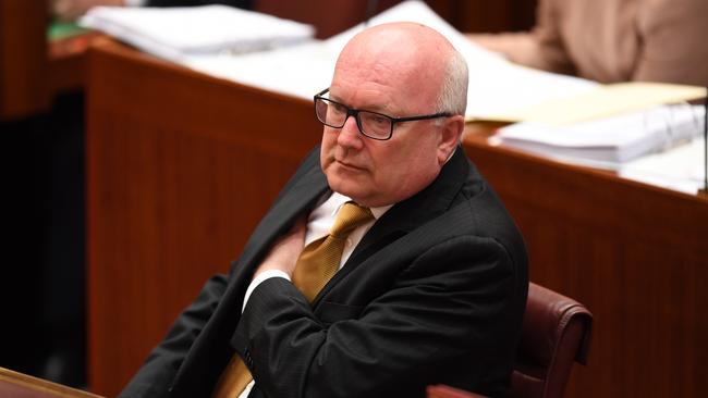 Attorney-General George Brandis said he won’t be “tricked” into defending religious freedom. (Pic: AAP)