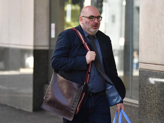 Daniel Hausman outside court arrives at the John Maddison court in Sydney. Picture: NCA NewsWire/Joel Carrett