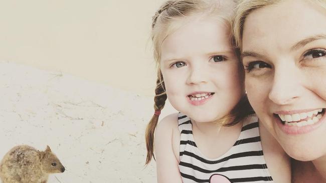 Lucy Durack and her daughter Polly, who enjoys musical theatre as well. Picture: Instagram 