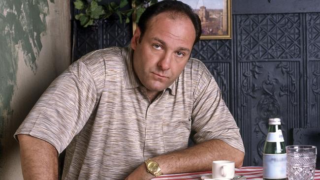 James Gandolfini as mob boss Tony Soprano. Picture: AP Photo/HBO