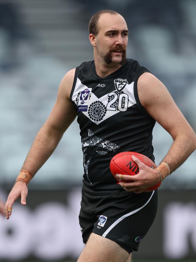 Brayden Crossley is favoured to land at the Bulldogs via SSP. Picture: Rob Lawson/AFL Photos via Getty Images