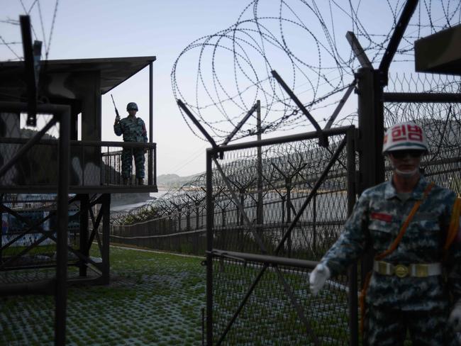 North Korea has dismantled its Punggye-ri nuclear test site in a planned move portrayed by the isolated regime as a goodwill gesture ahead of a potential summit next month with the US. Picture: AFP