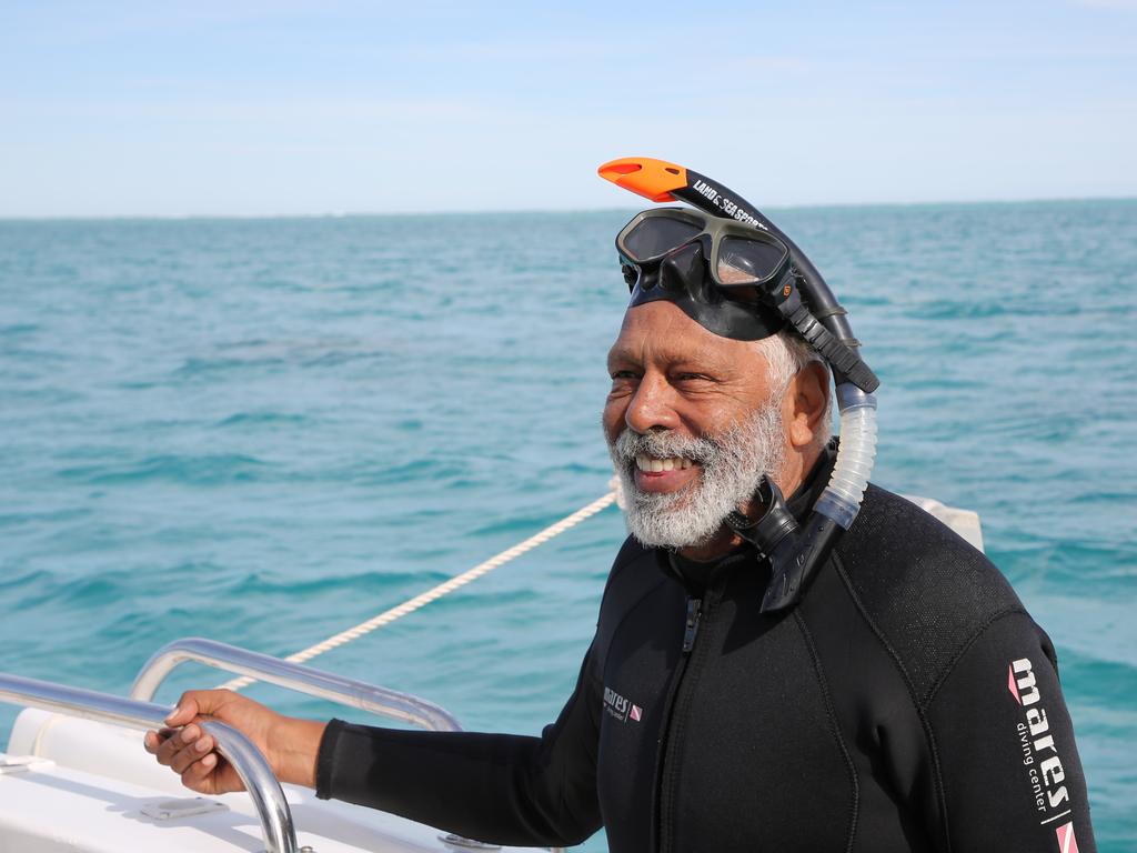 Going Places With Ernie Dingo visits Ningaloo Reef.