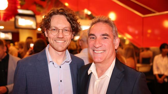 Ryan van Dijk and Jason Stephens at the Screen Forever SPA Awards at The Star Gold Coast for Gold Coast at Large. Picture, Portia Large.