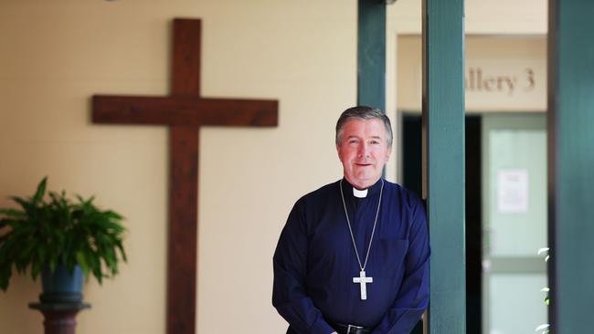 Christopher Prowse Archbishop of Canberra pictured at Mary Mackkillop place in Sydney.