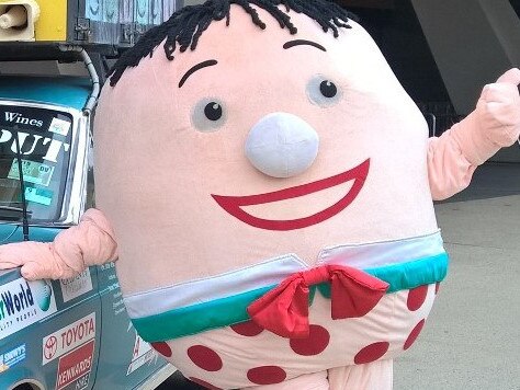 No yolk … This Humpty Dumpty costume went missing from the city last week. Picture: SAPOL