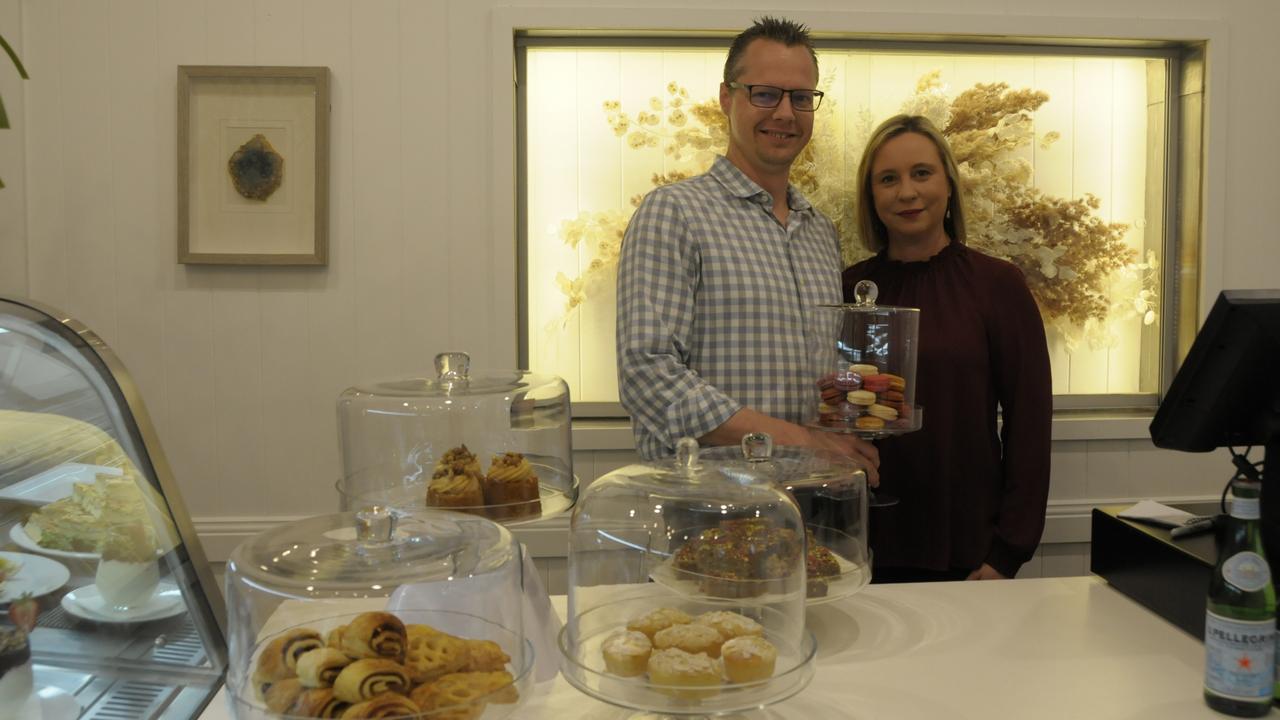 Husband and wife team Simon and Renee Desmarchelier have opened the doors to their new cafe 95 Mary St. Picture: Rhylea Millar