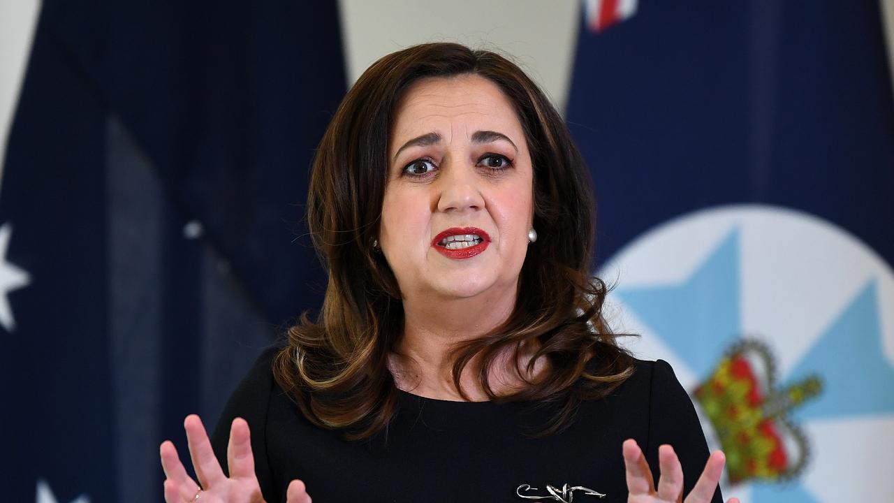 Queensland Premier Annastacia Palaszczuk announced a purpose-built quarantine facility will be built in Toowoomba. Picture: NCA NewsWire / Dan Peled