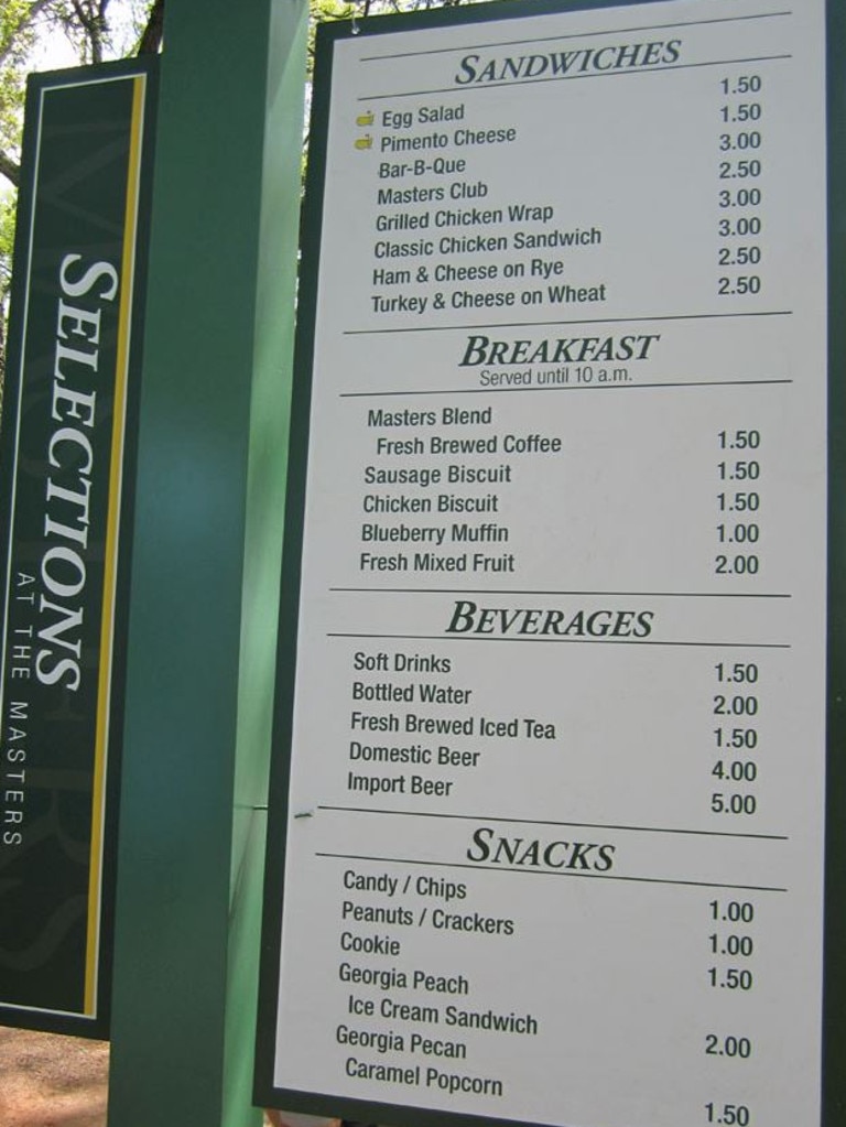 An image from 2015 of the food on offer.