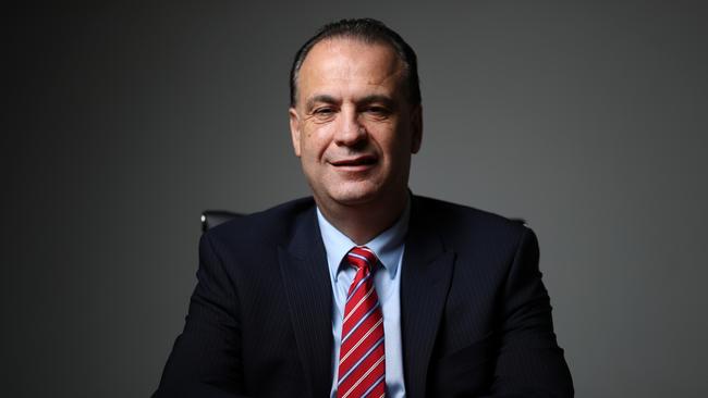 The NRL, led by Peter V’landys (pictured) and Andrew Abdo, introduced a no-fault stand down policy. Picture: Jonathan Ng