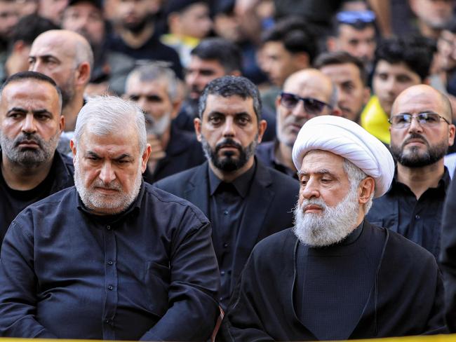 Qassem (right) has been a senior figure in the Iran-backed movement for more than 30 years and was the acting boss following Nasrallah’s death.