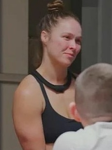 Ronda Rousey was curious about Tallulah Willis' famous upbringing on Stars On Mars. Picture: Fox