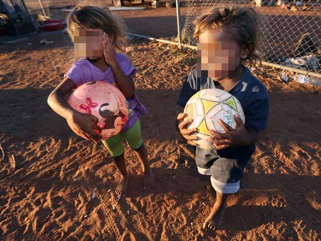 Children at Nturiya, a community outside of Ti Tree, north of Alice Springs. There is no suggestion these children are abused. Picture: Gary Ramage/News Corp Australia