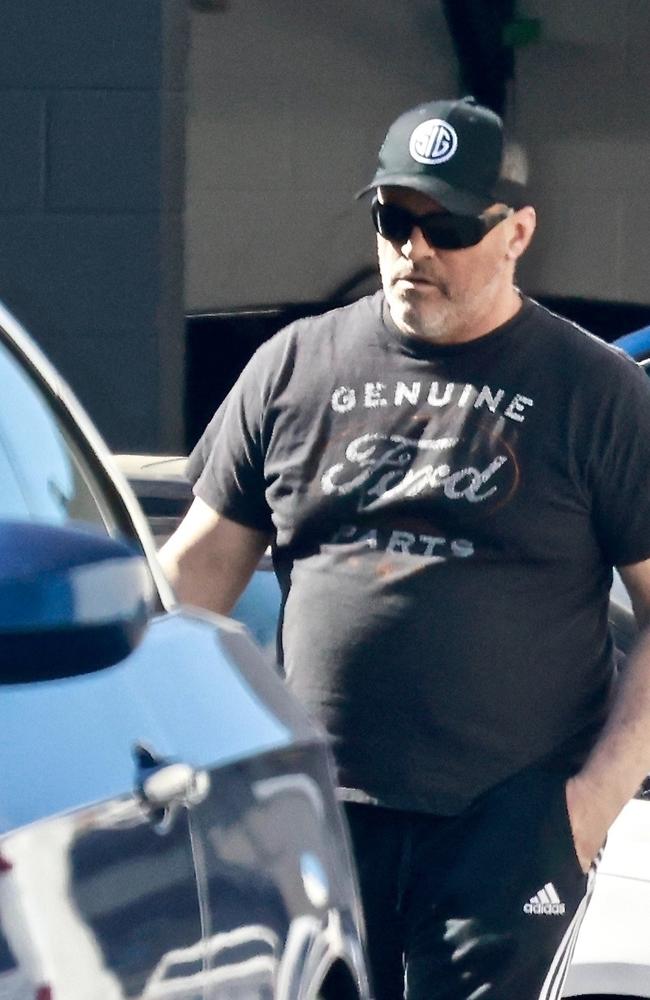 Matt LeBlanc was spotted in a T-shirt and baggy sweats. Picture: Javiles/Bruce/BackGrid