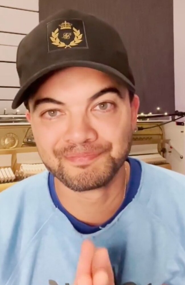 Guy Sebastian has been slammed for the apology video, accused of “sitting on the fence”. Picture: guysebastian/Instagram