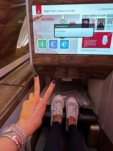 International travelling in style. Picture: Instagram