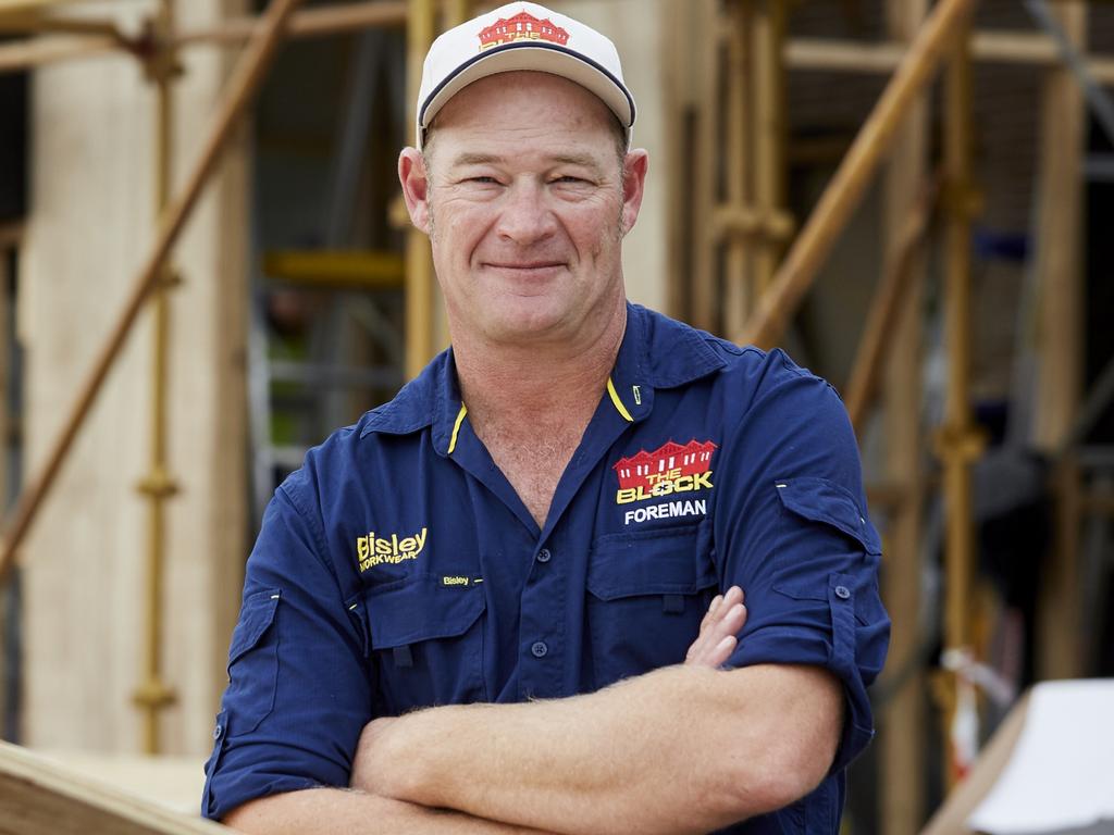 Foreman Keith is scaling back duties on The Block. Picture: Channel 9