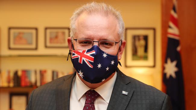 Prime Minister Scott Morrison’s push to lift border restrictions was endorsed by the Business Council of Australia, Australian Industry Group, tourism chiefs and heads of the Brisbane, Melbourne and Canberra airports. Picture: Adam Taylor PMO/ via NCA NewsWire