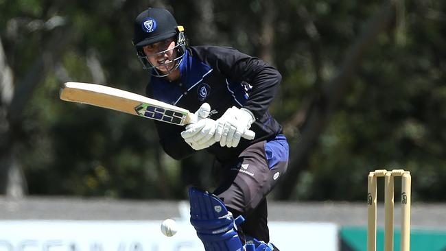 Noah Croes in action for Melbourne Uni. Picture: Hamish Blair