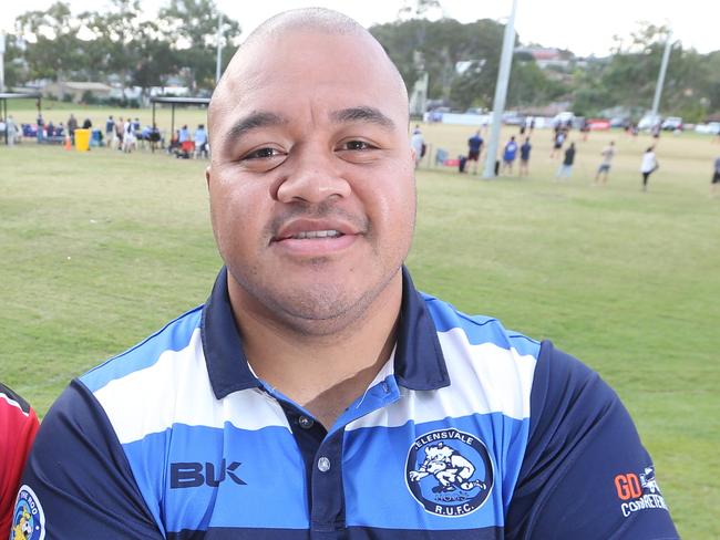 Helensvale coach Taione Vea. Picture: Richard Gosling