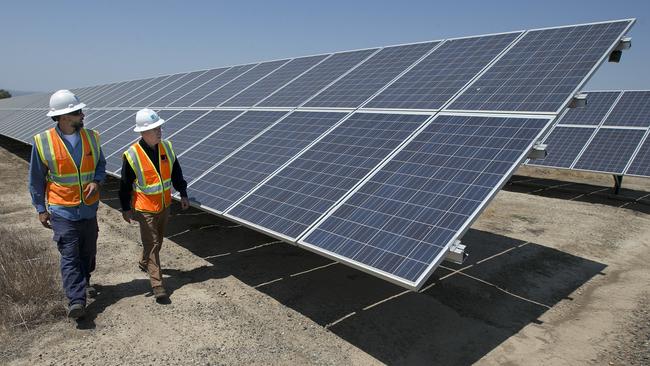 Solar projects are proving a gold mine for AGL. Picture: AP