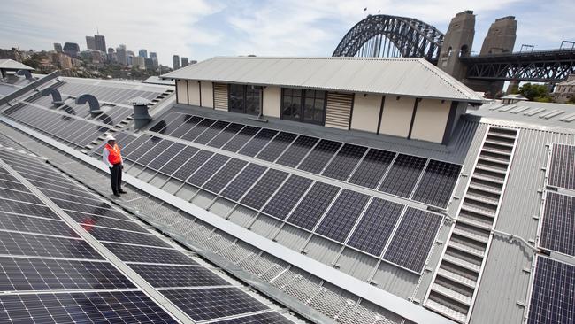 A record 6.5 panels are being installed every minute in Australia. Picture: Charles Brewer