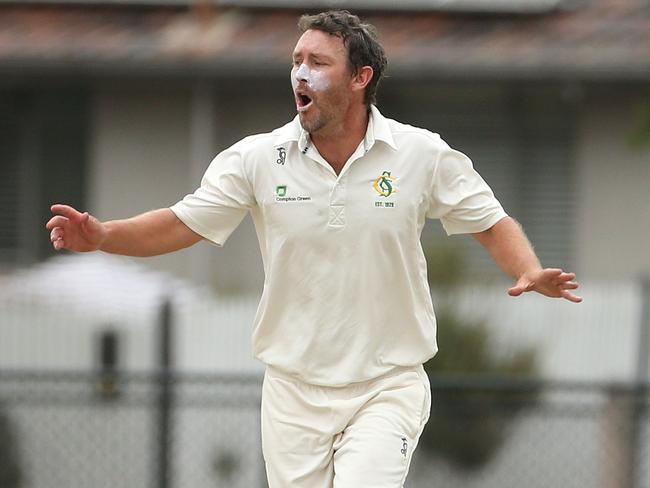 Dan Schuppan has taken 16 wickets for Spotswood this season. Picture: Hamish Blair