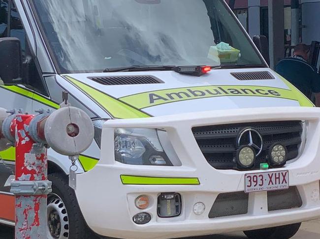 Emergency services treat stab victims at a Townsville school.