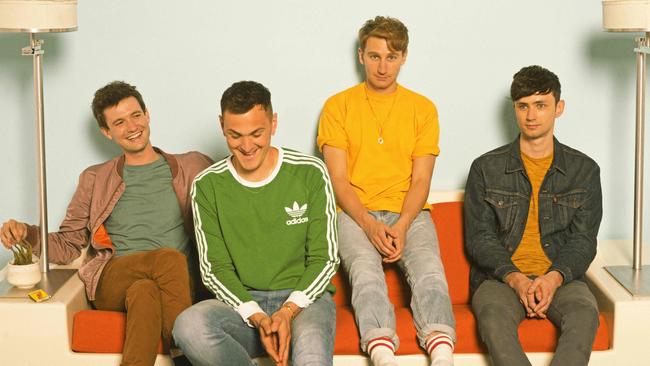 UK indie rock band Glass Animals are tipped for Hottest 100 glory. Picture: Supplied