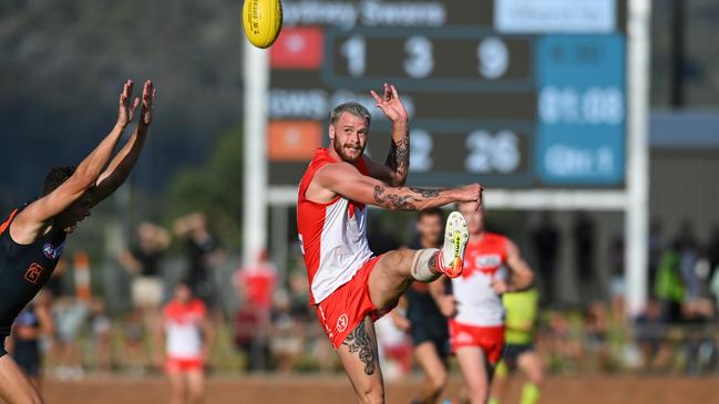 Why Swans’ ruck recruit hasn’t made his debut yet