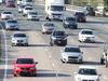 Truck sideswipes car in early morning M1 crash