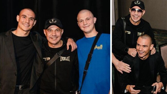 Tim Tszyu needed only to feel those most famous of hands on his shoulders to know immediately, and even before turning, who was behind him.