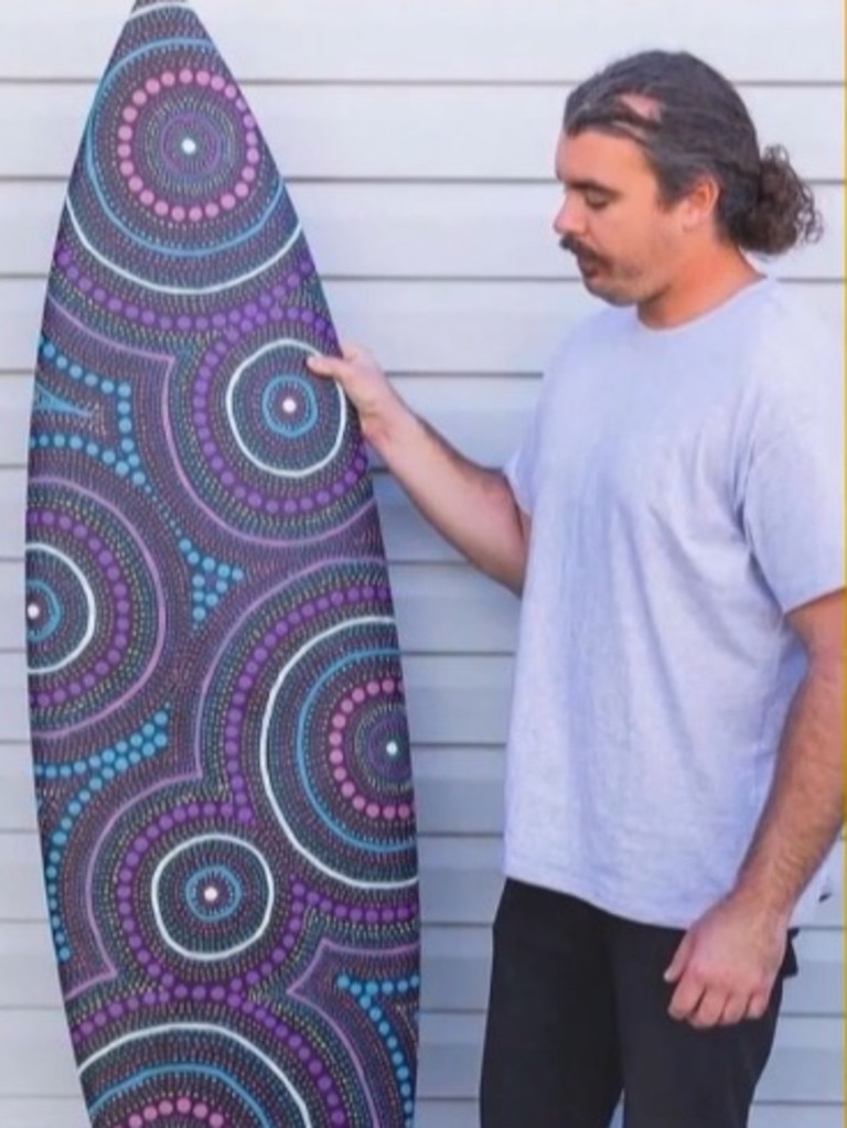 Indigenous artist Zachary Bennett-Brook’s artworks served as inspiration.