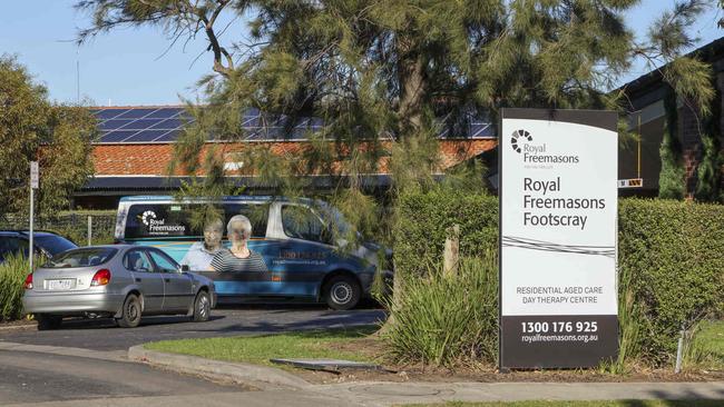 Two Royal Freemasons aged-care homes were cleared to “stand down” from a one-day lockdown. Picture: NCA NewsWire / Wayne Taylor