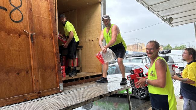 WEDNESDAY 05 MARCH 2025. After losing everything in their business in the 2022 floods Terry and Kay McDonald didn’t want to take the risk and have decided to pack up their business before Alfred hits, Lismore. Picture: Catherine Piltz