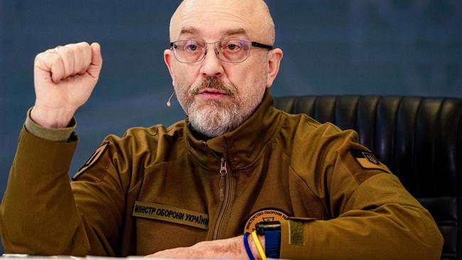 Ukrainian Defence Minister Oleksii Reznikov has been replaced. Picture: AFP.