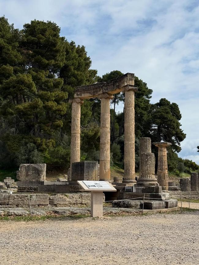 The Fox sisters visited where the roots of the Olympic movement were formed.