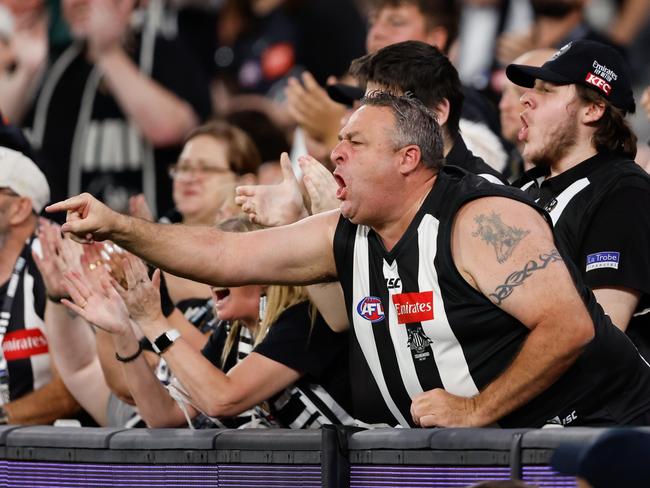 Collingwood fans didn’t enjoy the Pies first outing at the ‘G in 2024. Picture: Getty Images