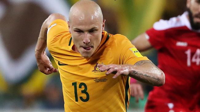 The Socceroos looked much livelier after Mooy came on. Picture: Brett Costello