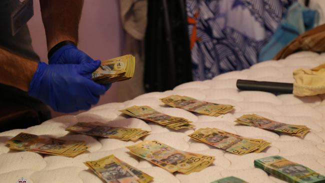 During the bust, police more than $50,000 cash