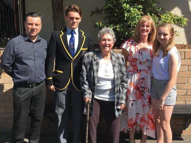 The Langford family at son Jesse’s school graduation.