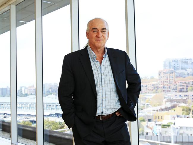 Former Liverpool legend Craig Johnston pictured at the Art Gallery in Sydney, promoting the upcoming game between Liverpool and Sydney FC at ANZ Stadium. Picture: Toby Zerna